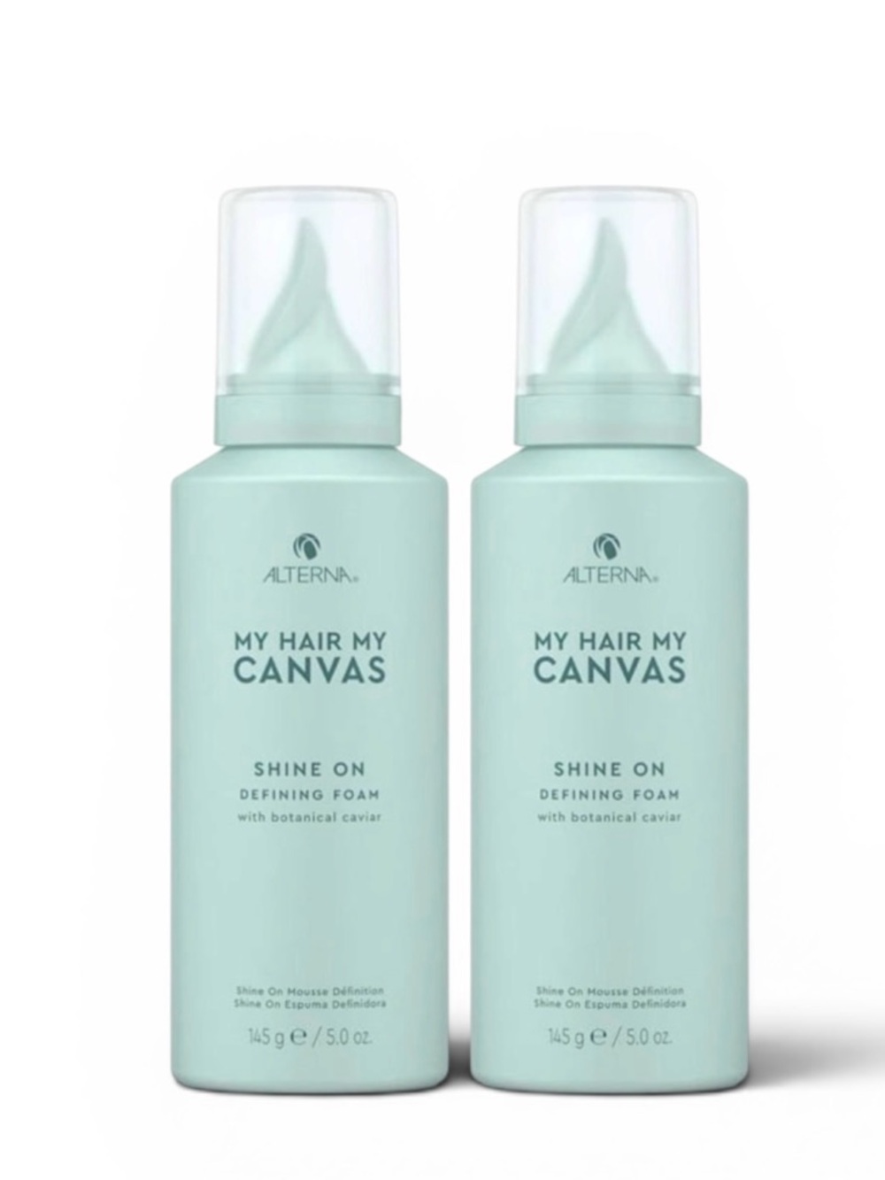 My Hair My Canvas Shine On Defining Foam - Mint Green ($29 MSRP)